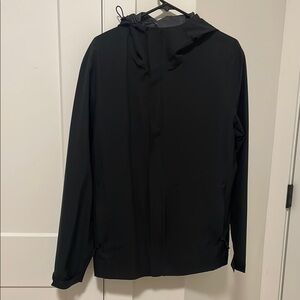 Men's Black Hooded Jacket
